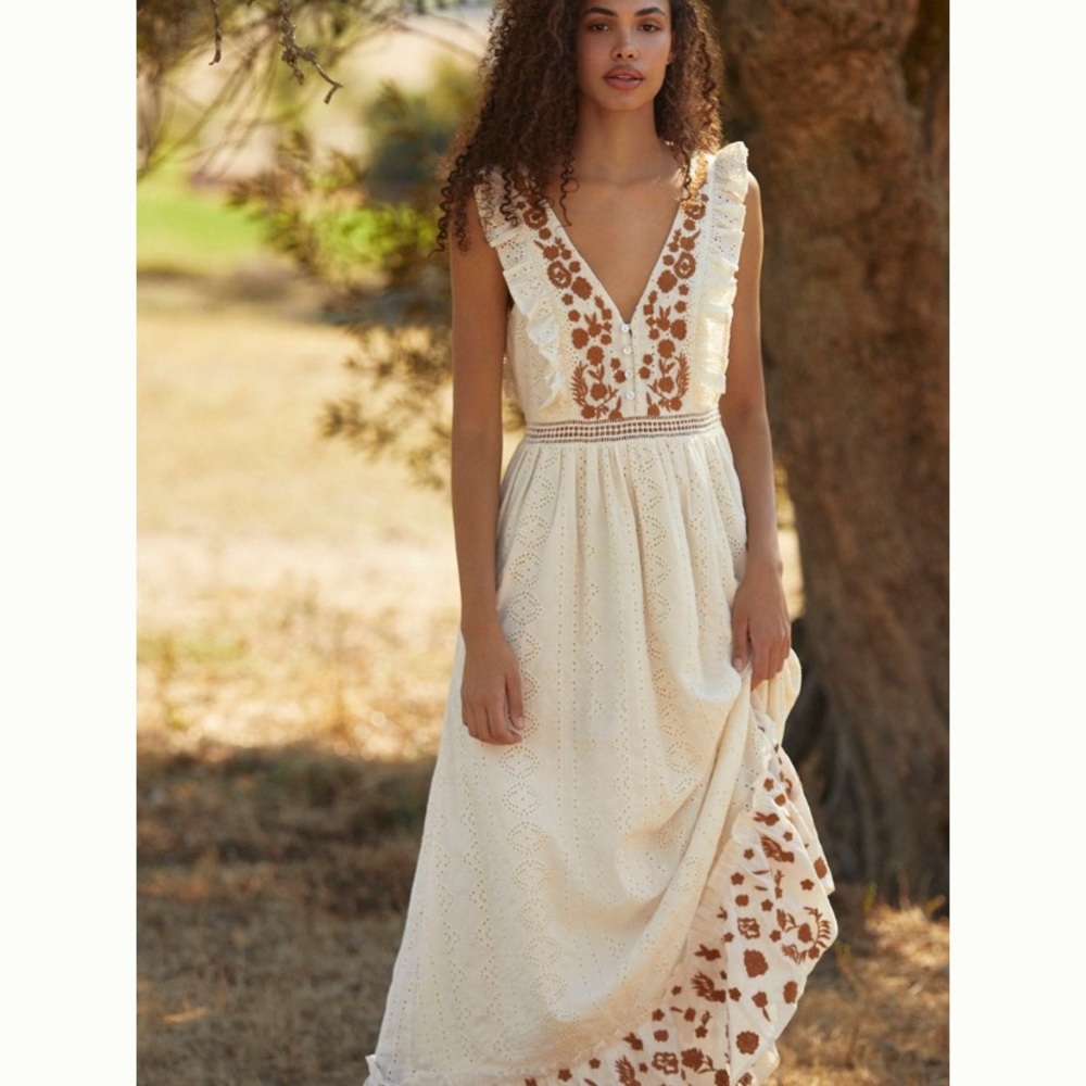 ISO - do not buy - Anthro Esperanza Maxi Dress